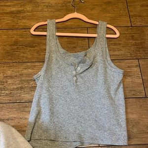 brandy melville henley tank top